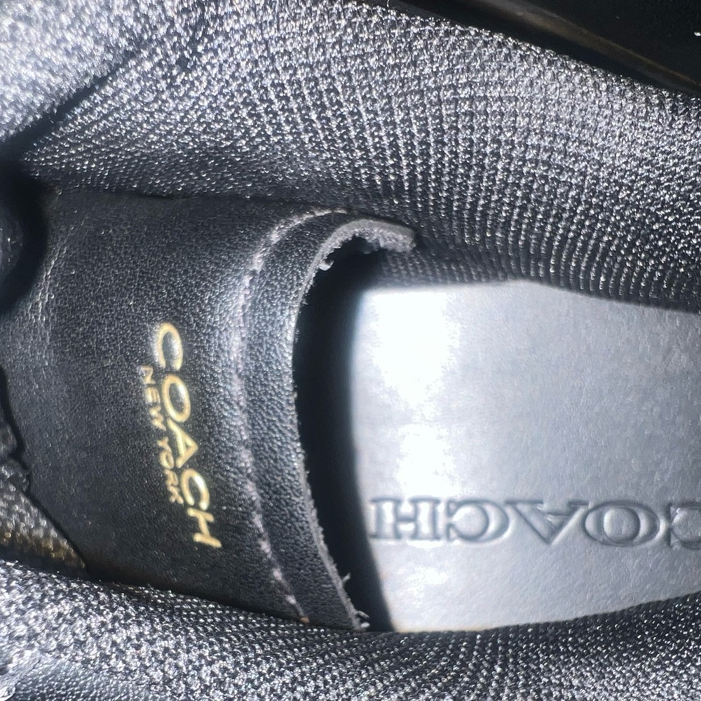 Coach High line signature low top charcoal/black sneaker - Picture 7 of 7